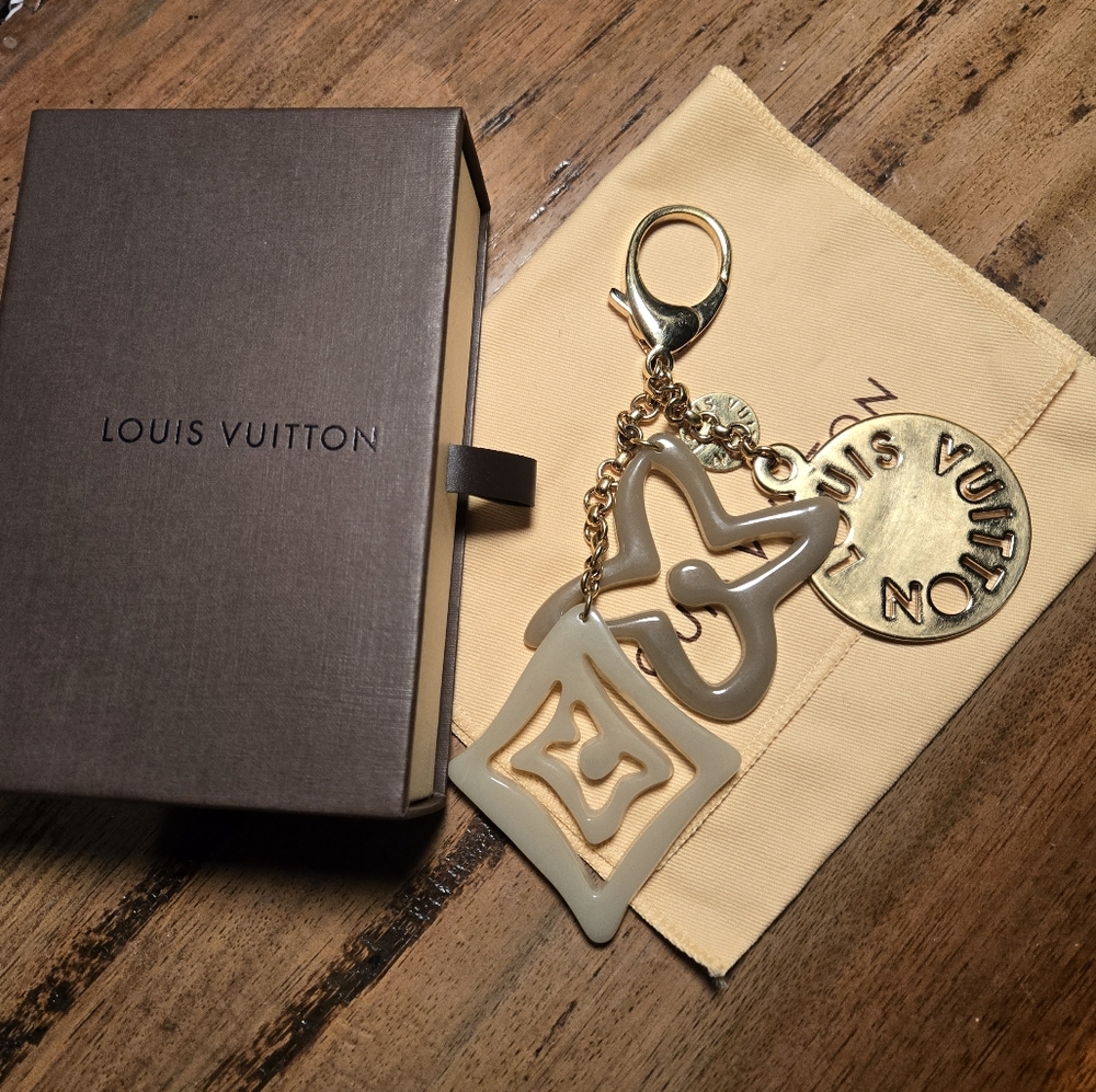 Louis Vuitton Porto Cure Thai M65648 - Authentic Key Holder / Bag Charm - Picture 7 of 15